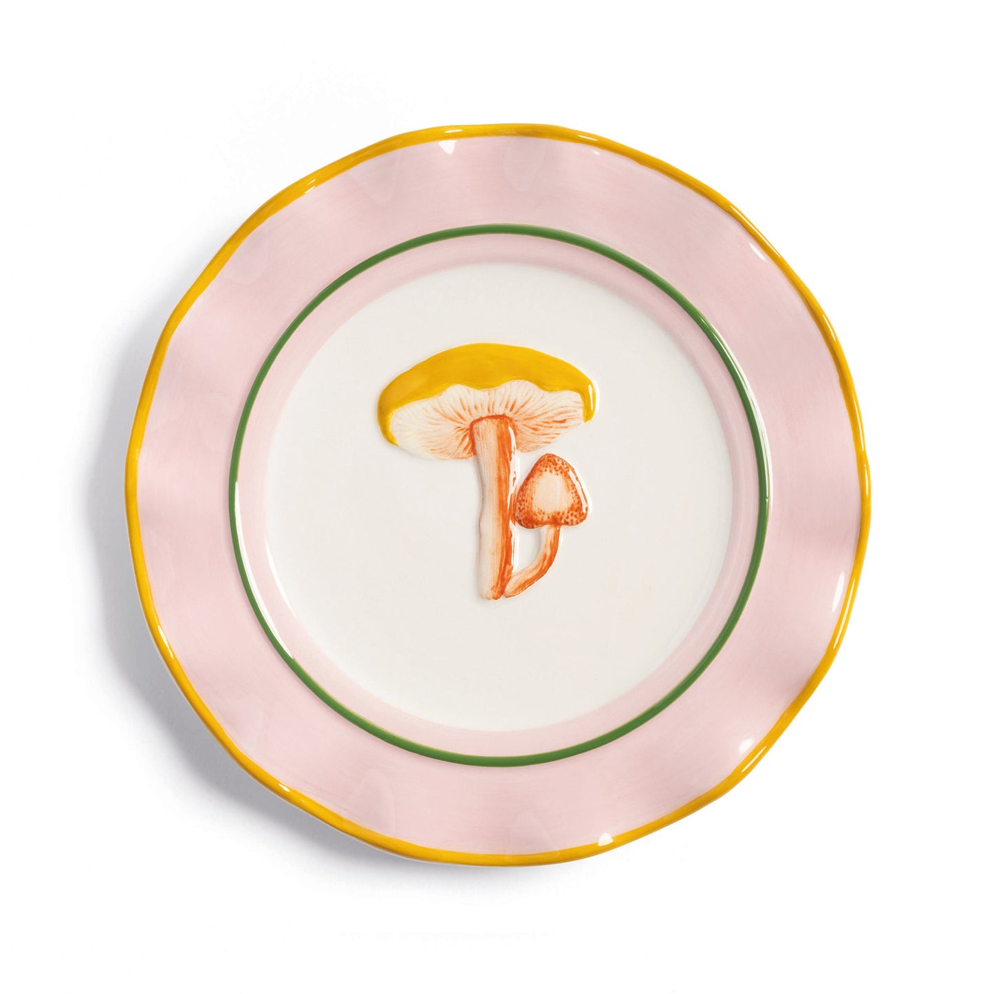 Plate magic mushroom set of 4