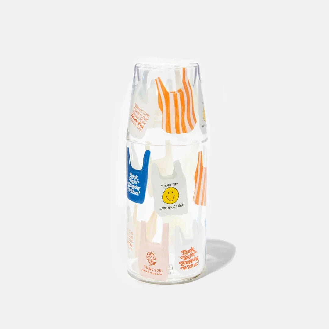 Corner Shop Jar & Glass Set