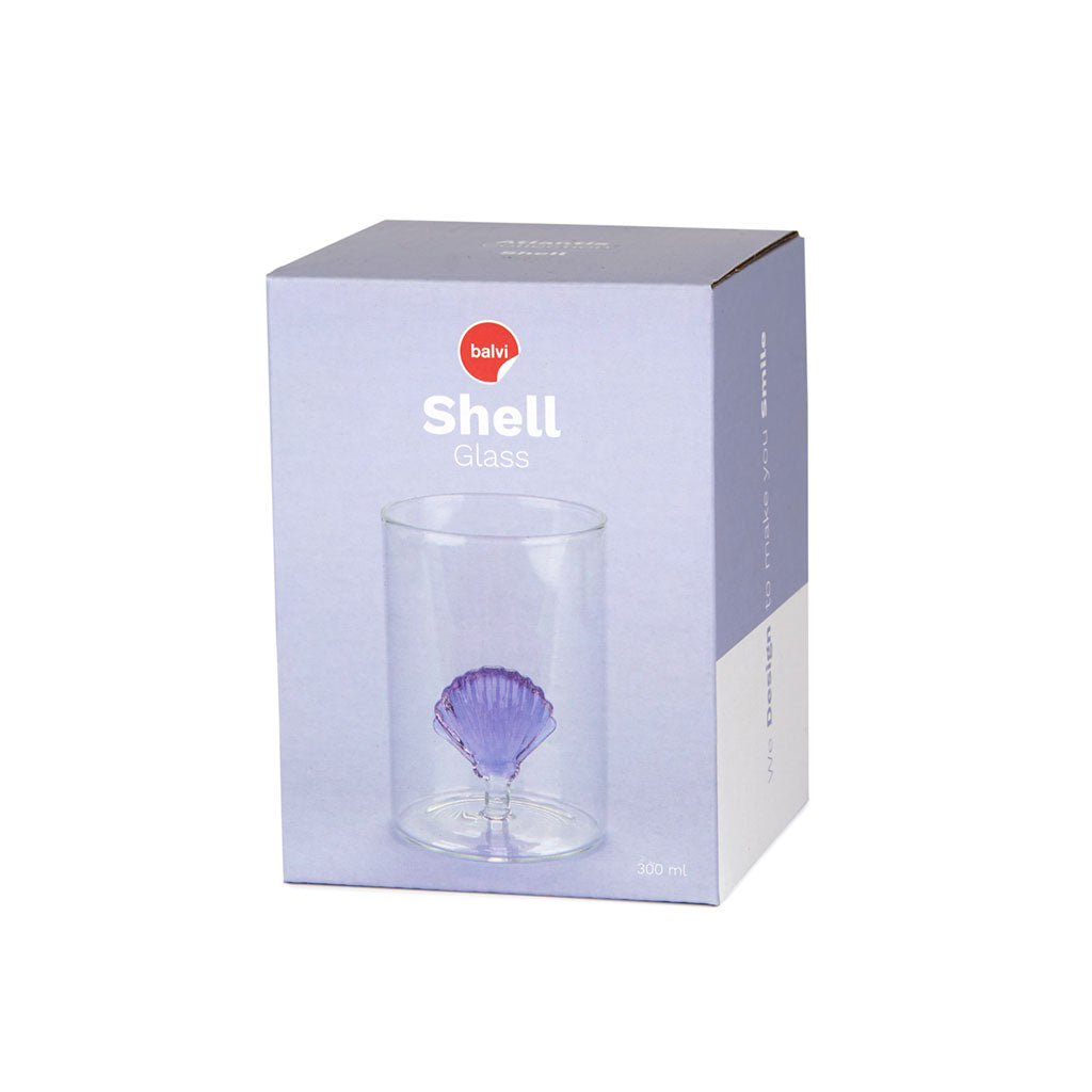 Glass Atlantis Shell lilac