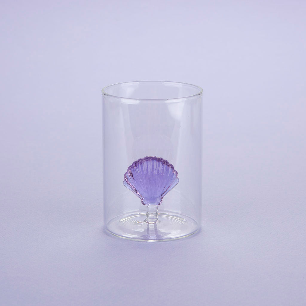 Glass Atlantis Shell lilac