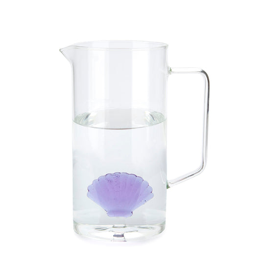 Jar Atlantis Shell lilac glass