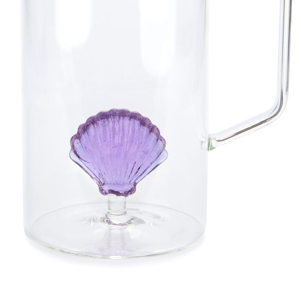 Jar Atlantis Shell lilac glass