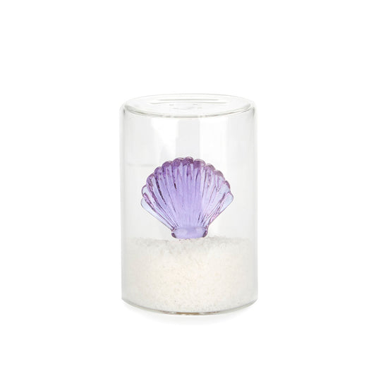 Salt shaker Atlantis Shell lilac glass