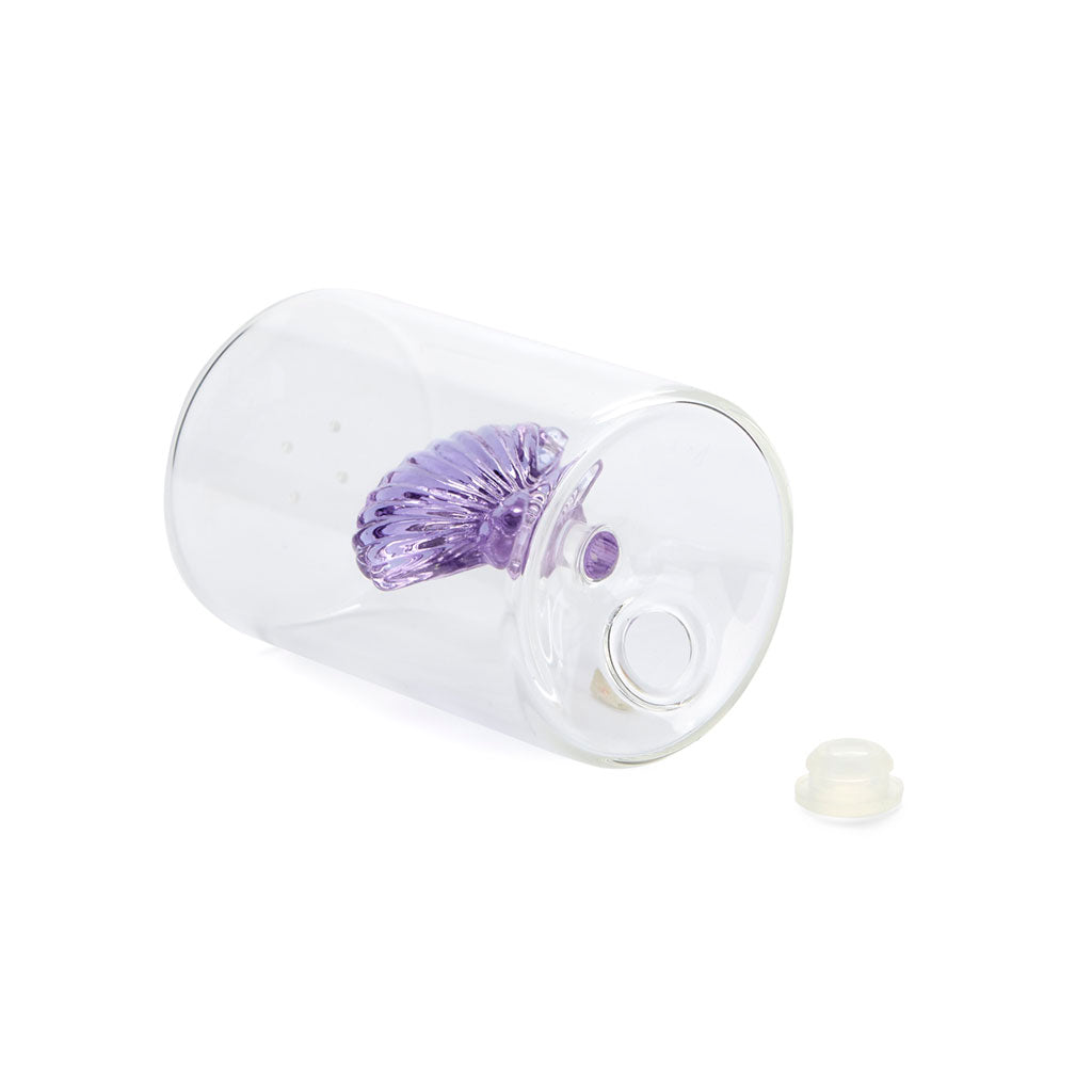 Salt shaker Atlantis Shell lilac glass