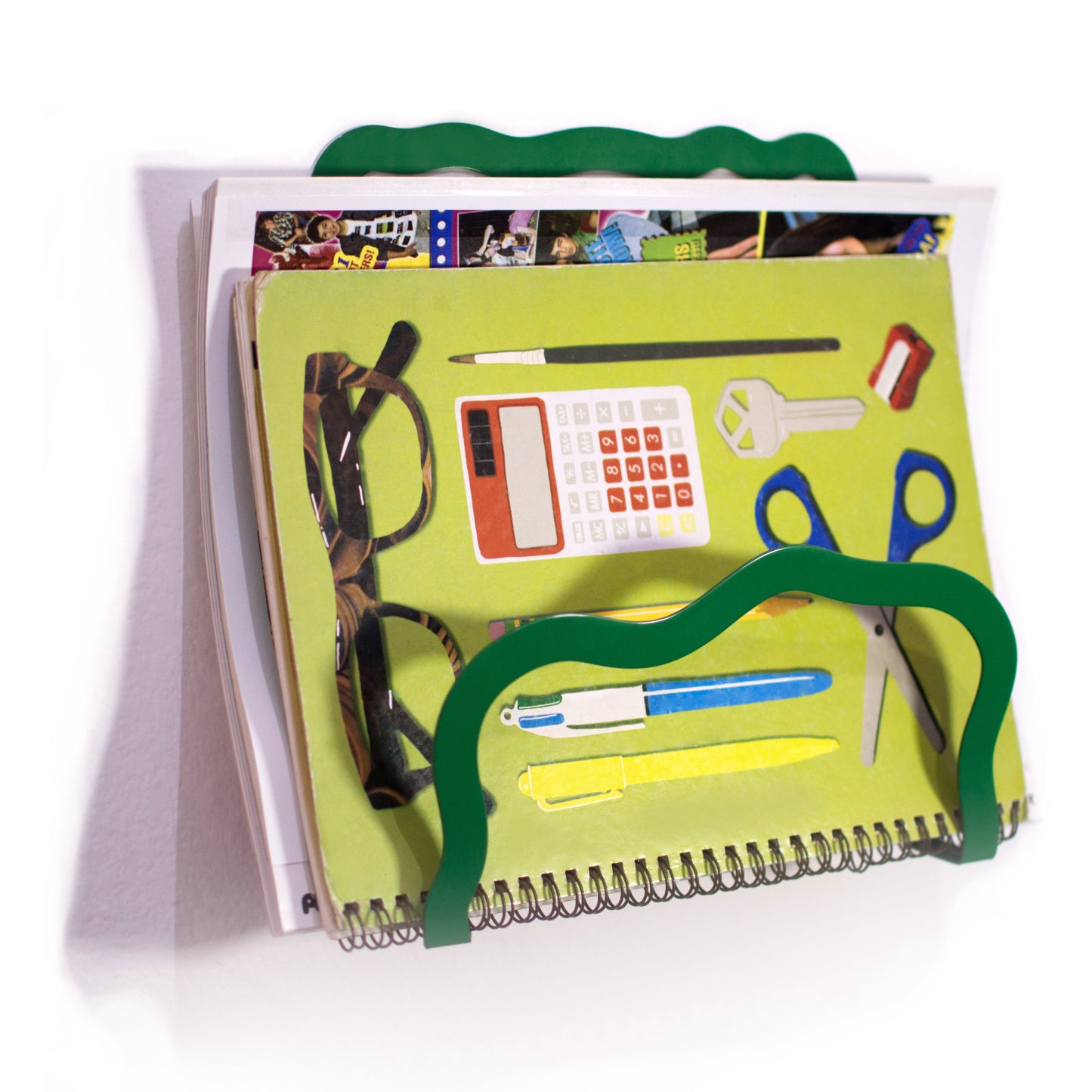 Wave Magazine Holder