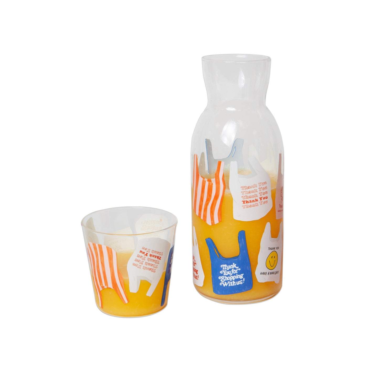 Corner Shop Jar & Glass Set